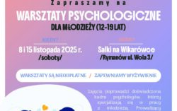Warsztaty psychologiczne dla młodzieży