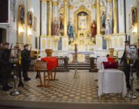 Uroczystości pogrzebowe śp. Edwarda Czekańskiego „Jaskółki” oraz podporucznika Edmunda Sawczyna „Pumy”